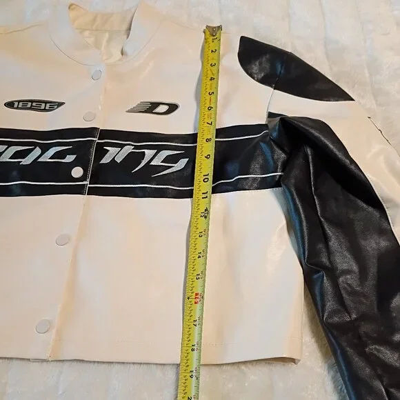 ❤️😲❤️ WOW Just in🎄🎄 Dazy Cropped Formula 1 Moto Jacket - Picture 9 of 16